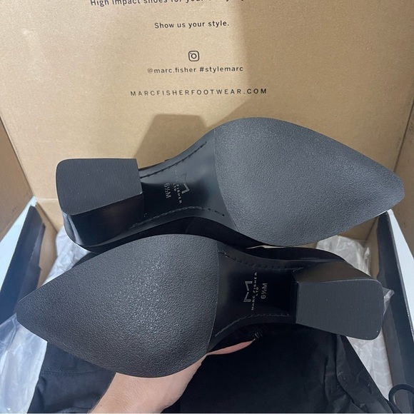 Marc Fisher LTD Black Okun Thigh High Boots Size 6.5 US NIB - Picture 7 of 8